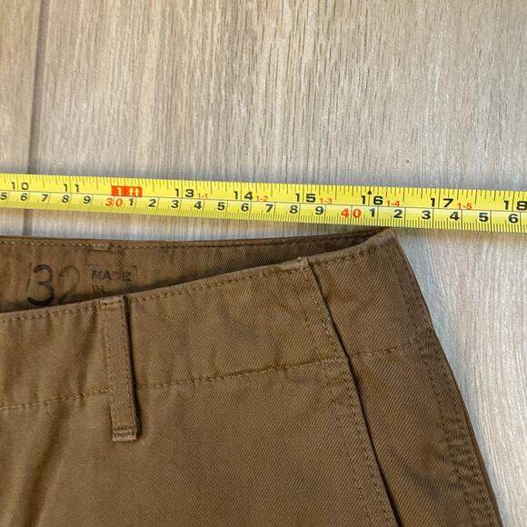 MOUSSY Vintage Women’s Pants Size 32 Brown Tapered Chino Made in Japan - Picture 4 of 8